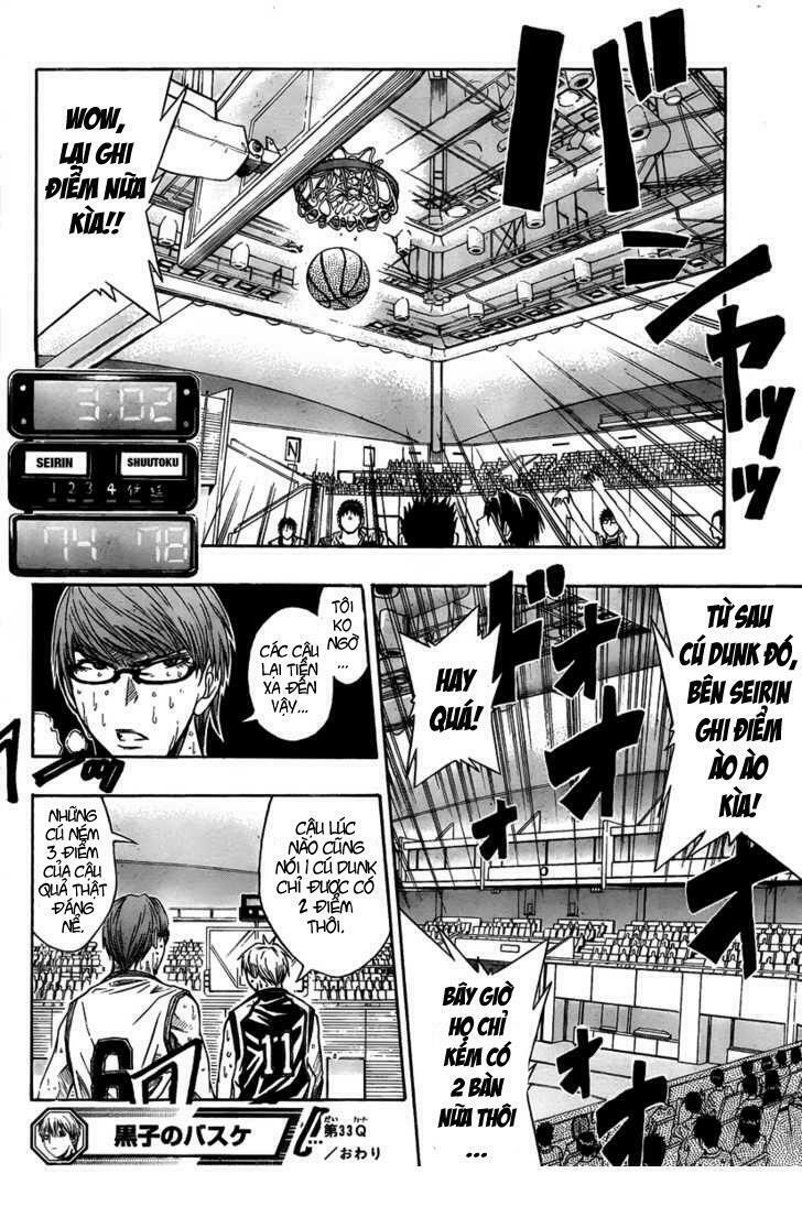 Vua bóng rổ Kuroko: Chapter 33