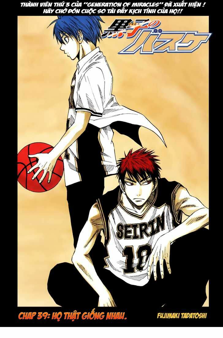 Vua bóng rổ Kuroko: Chapter 39