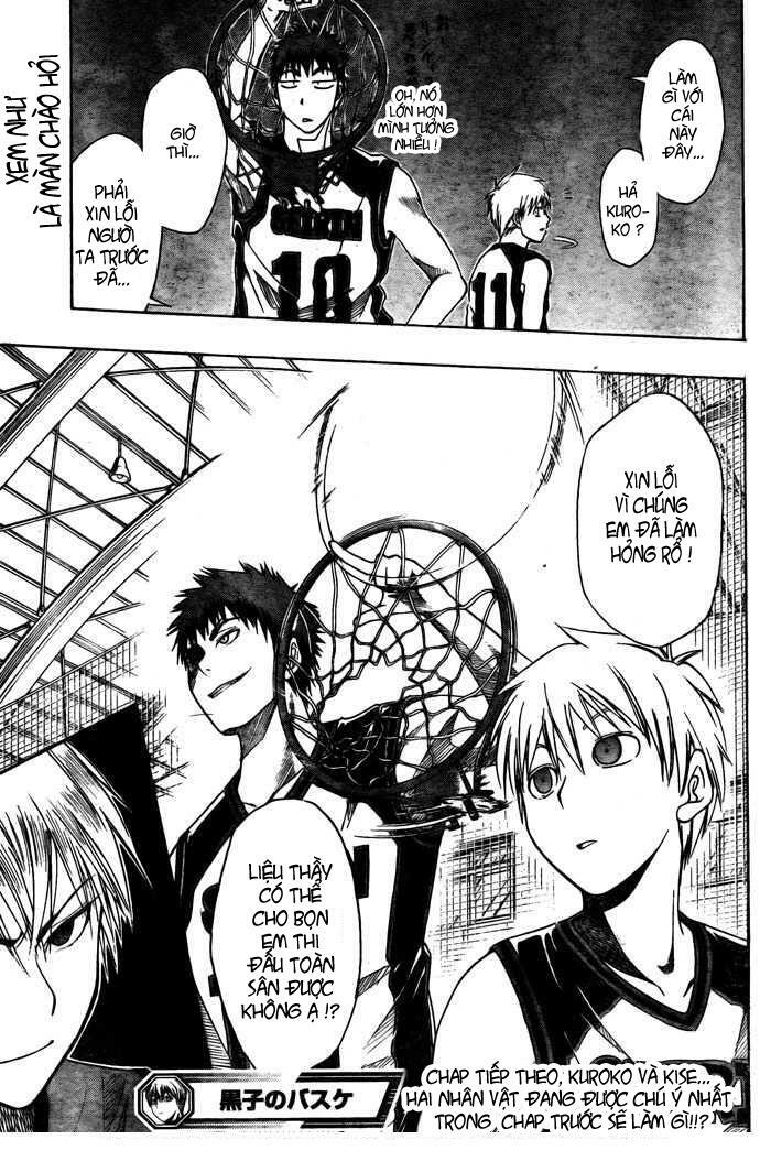 Vua bóng rổ Kuroko: Chapter 4