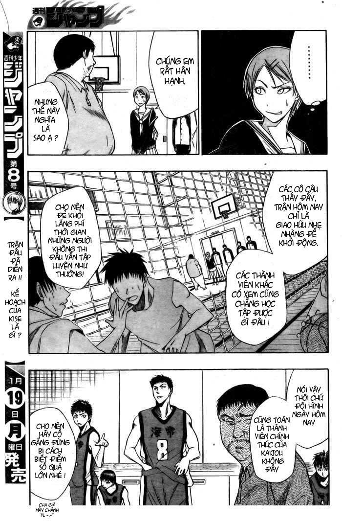 Vua bóng rổ Kuroko: Chapter 4