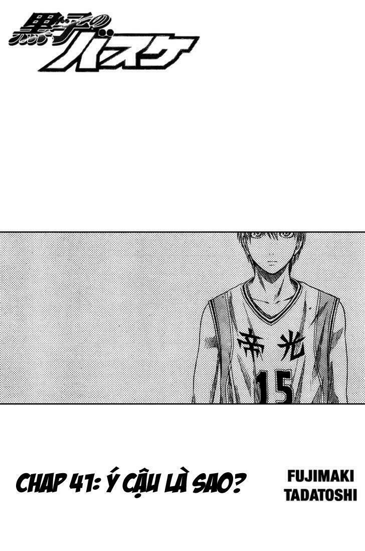 Vua bóng rổ Kuroko: Chapter 41