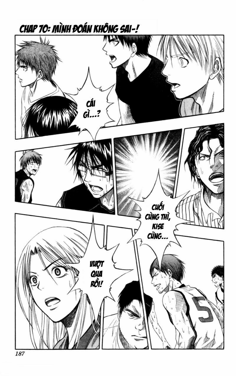 Vua bóng rổ Kuroko: Chapter 70