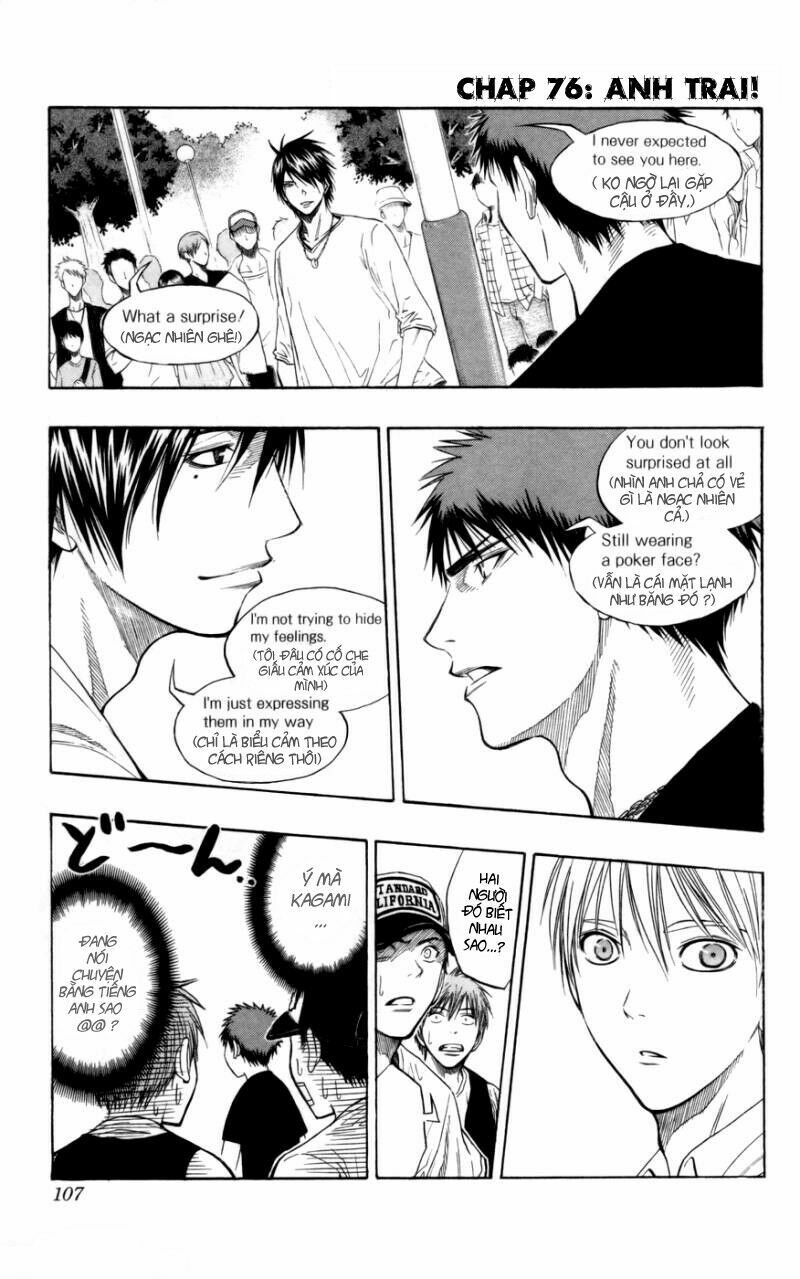 Vua bóng rổ Kuroko: Chapter 76