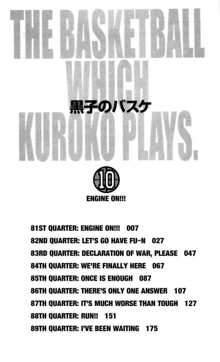 Vua bóng rổ Kuroko: Chapter 81