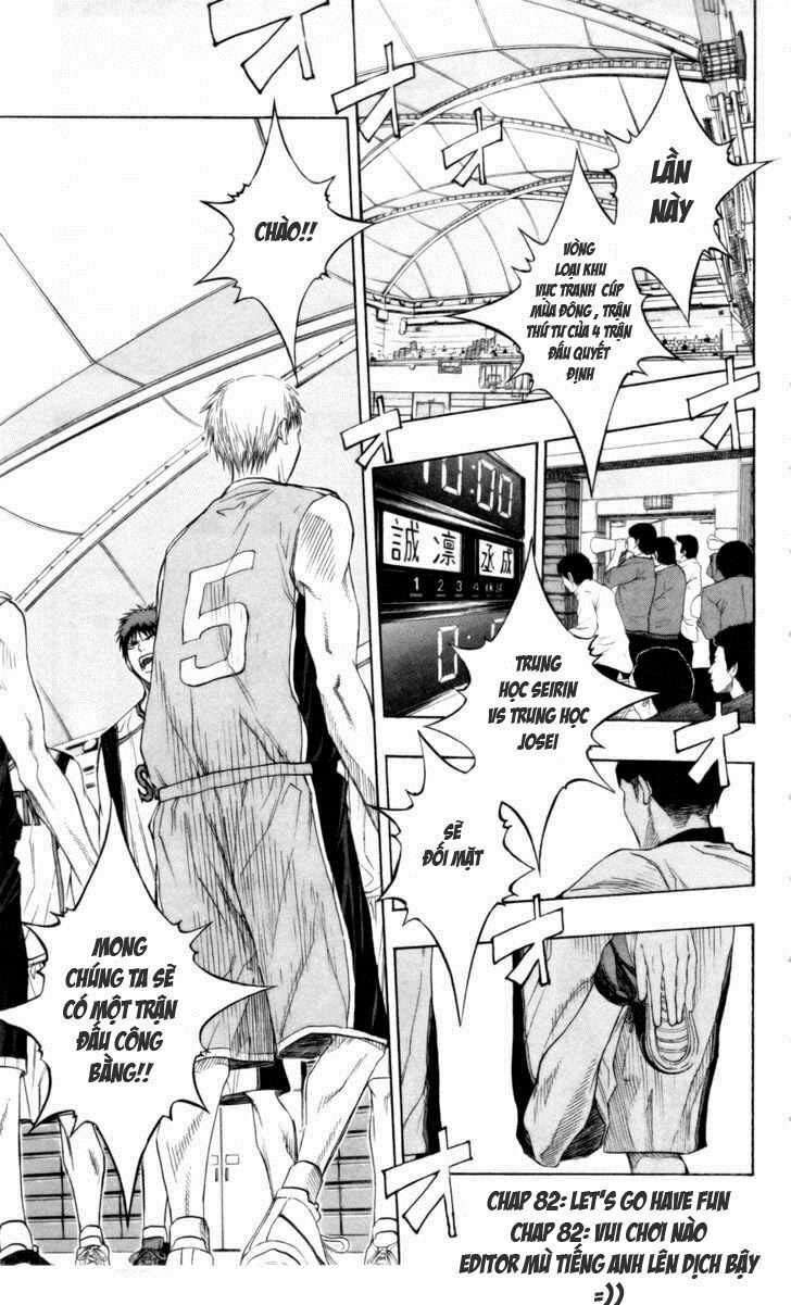 Vua bóng rổ Kuroko: Chapter 82