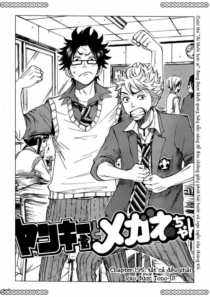 Yankee-kun to Megane-chan - Nhóc Quậy Và Nhỏ 4 Mắt: Chapter 195
