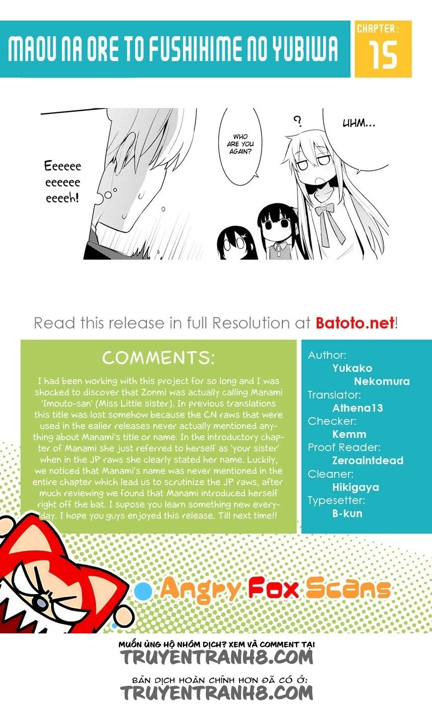 Maou na Ore to Fushihime no Yubiwa: Chapter 15