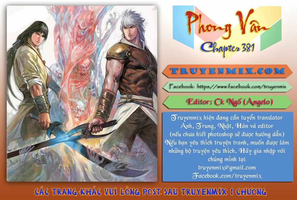 Phong Vân: Chapter 381