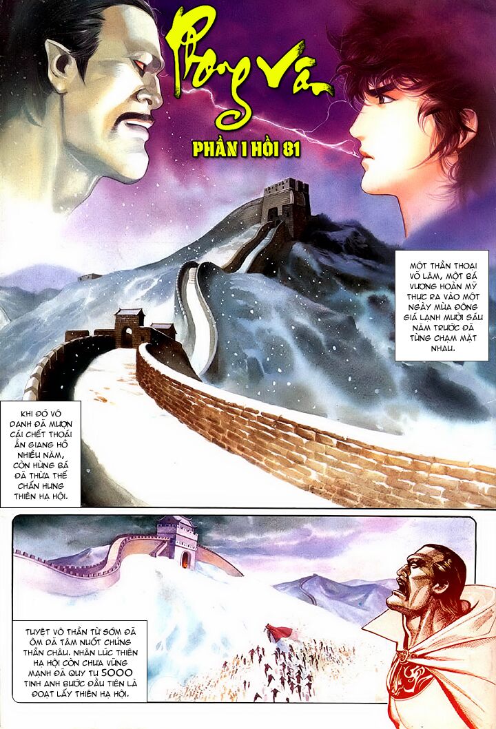 Phong Vân: Chapter 81