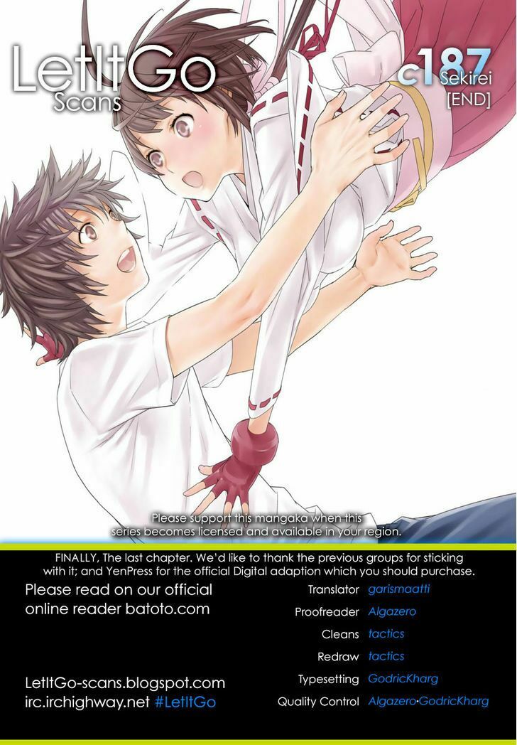Sekirei: Chapter 187: end