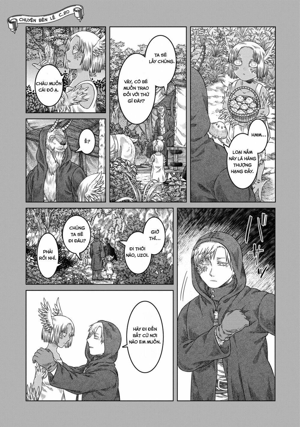 Somali to Mori no Kamisama: Chapter 25.5: Ngoại truyện các chap 20, 22, 23