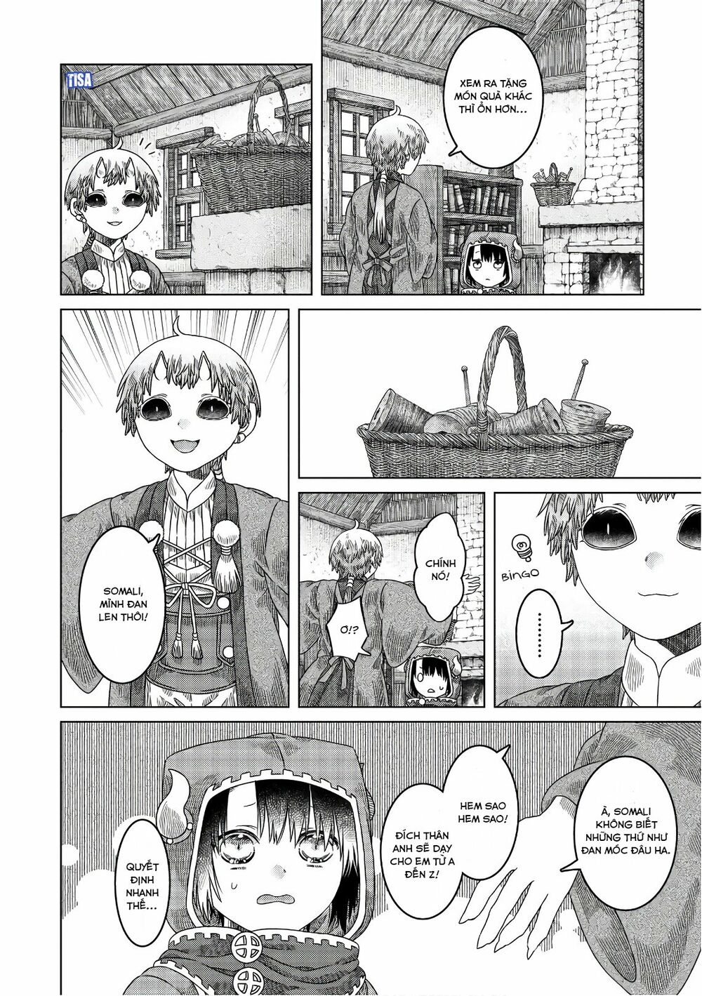 Somali to Mori no Kamisama: Chapter 28: Dây tết Kumihimo