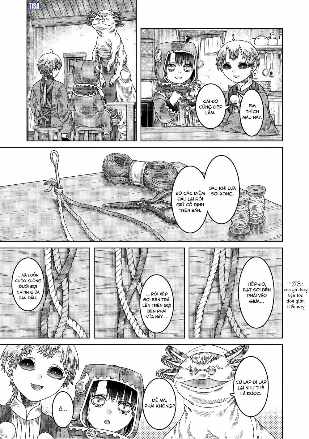 Somali to Mori no Kamisama: Chapter 28: Dây tết Kumihimo