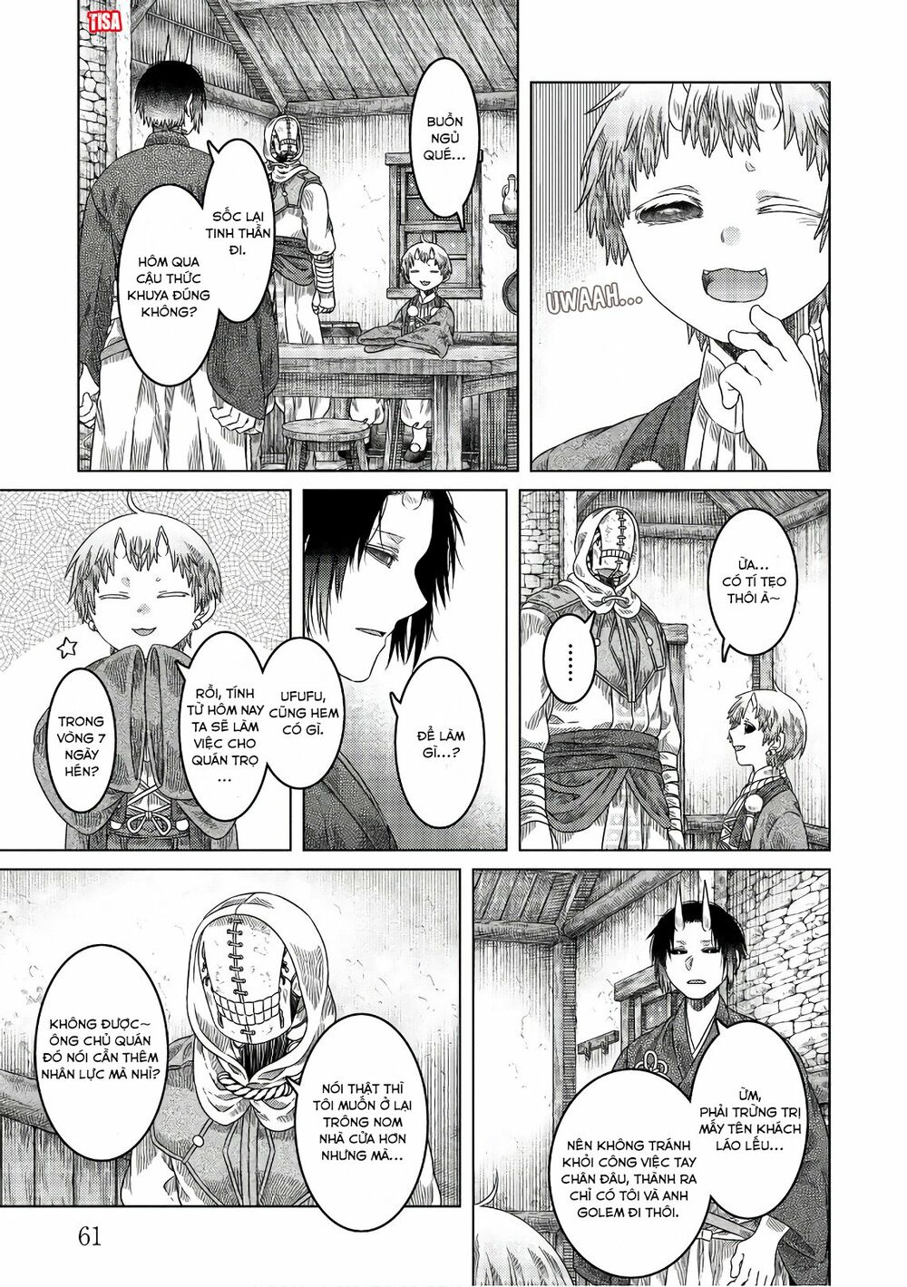 Somali to Mori no Kamisama: Chapter 28: Dây tết Kumihimo