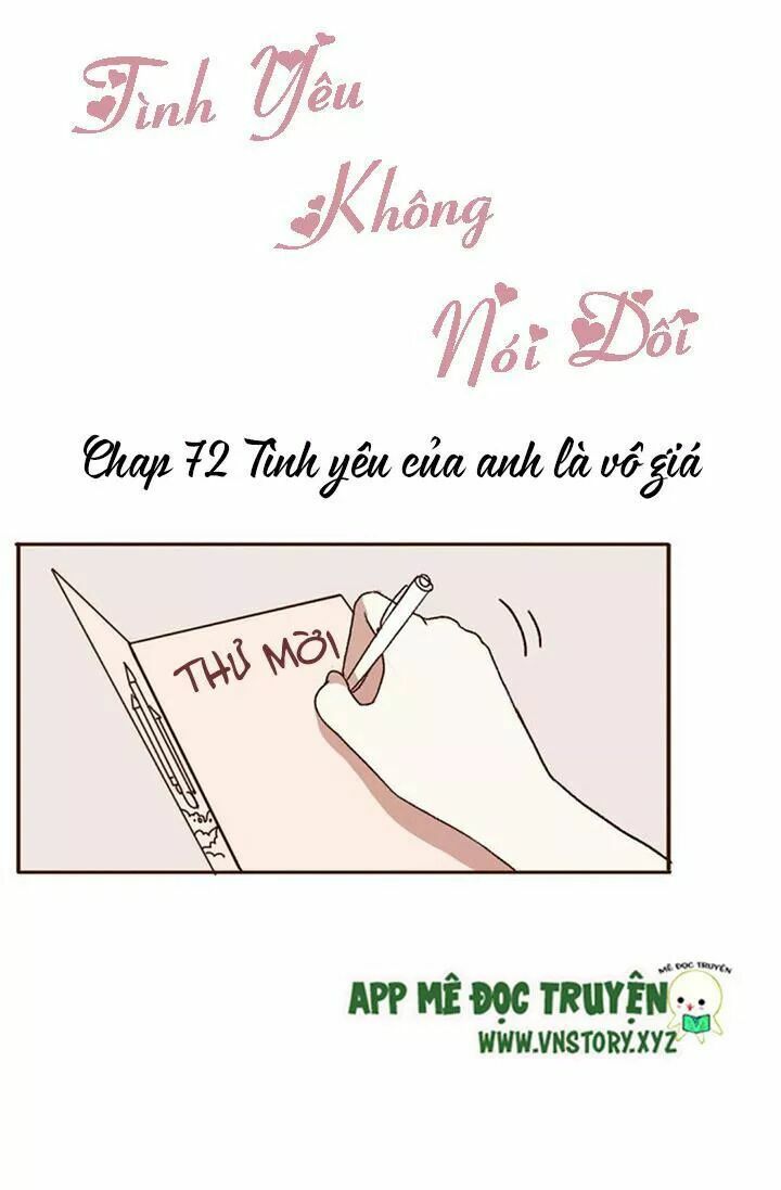 Tình yêu không nói dối: Chapter 72