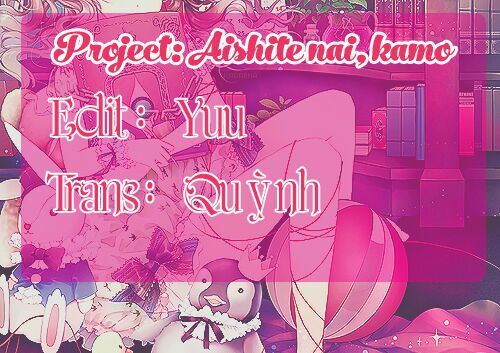 Aishite Nai, Kamo: Chapter 1