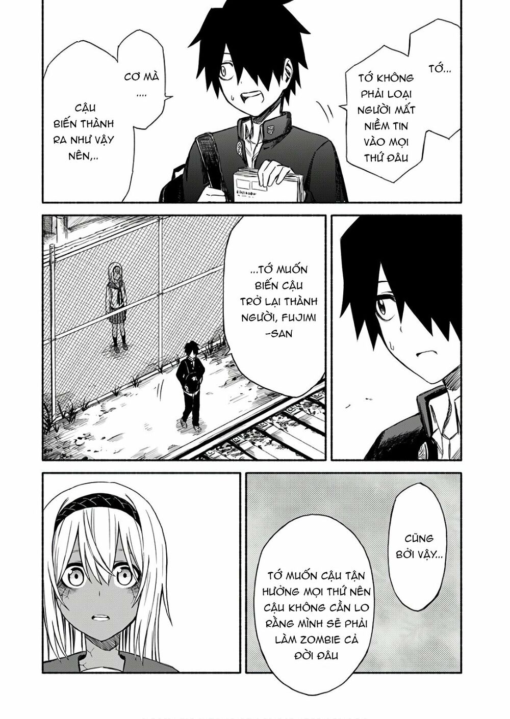 Zombi Shoujo no Fujimi-san: Chapter 4