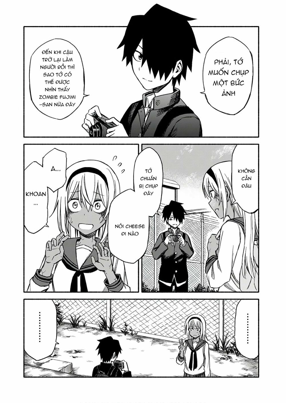 Zombi Shoujo no Fujimi-san: Chapter 4