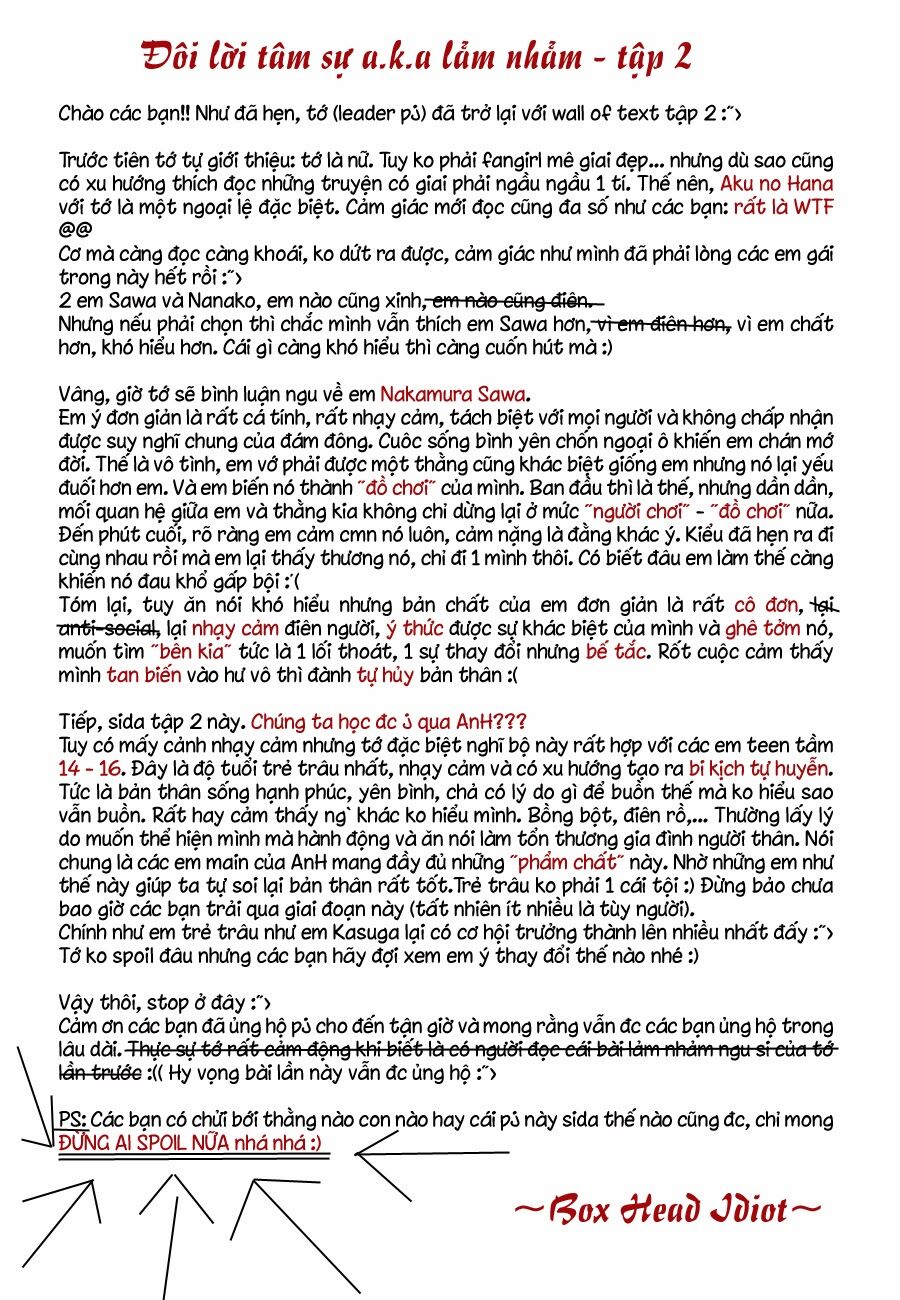 Aku no Hana - Những bông hoa ác: Chapter 33