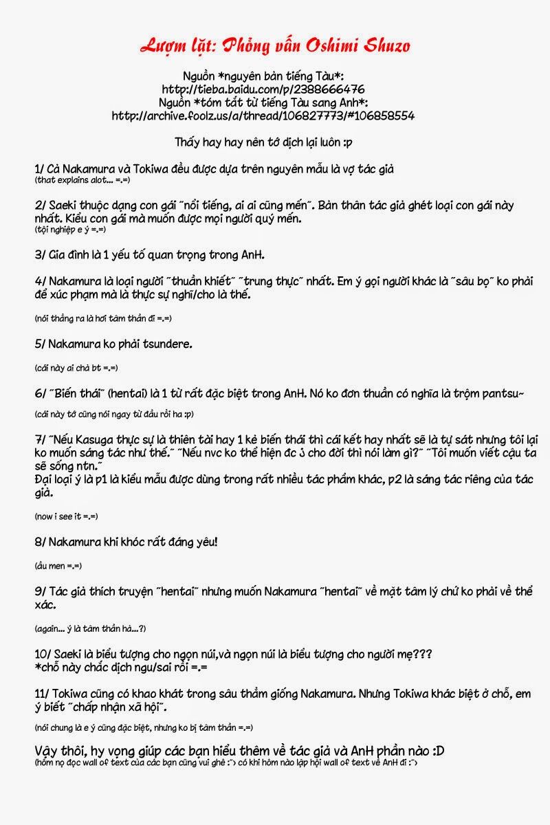 Aku no Hana - Những bông hoa ác: Chapter 57.5