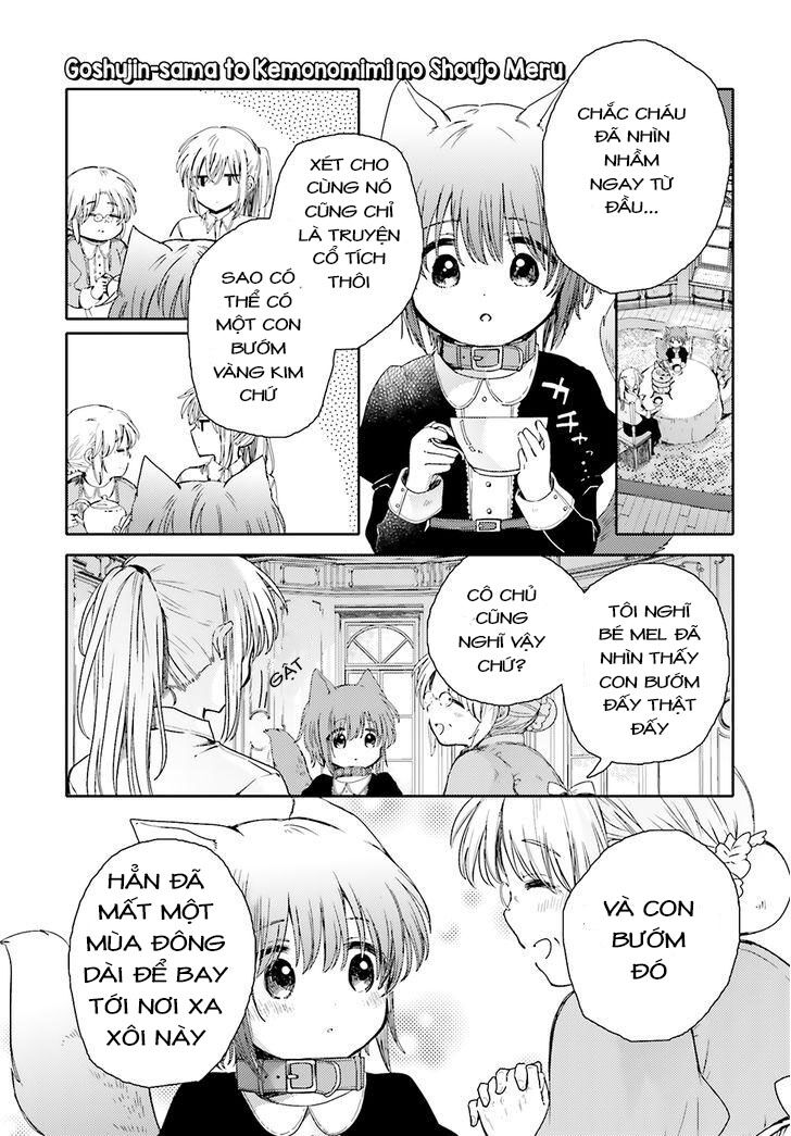 Goshujin-sama to Kemonomimi no Shoujo Meru: Chapter 1: Con bướm vàng