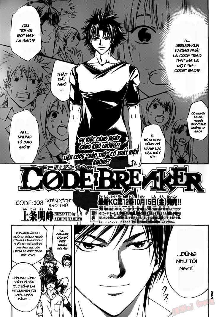Code Breaker: Chapter 108: The China Of Revenge