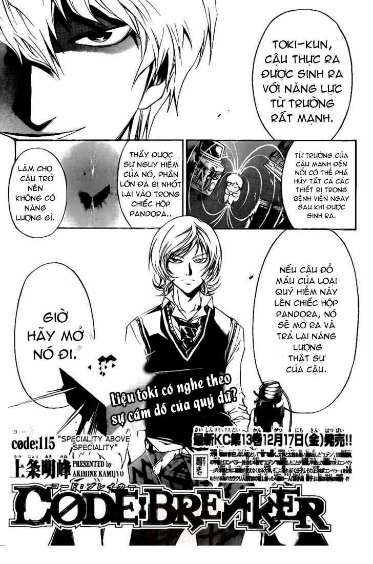 Code Breaker: Chapter 115: Speciality Above Special ...