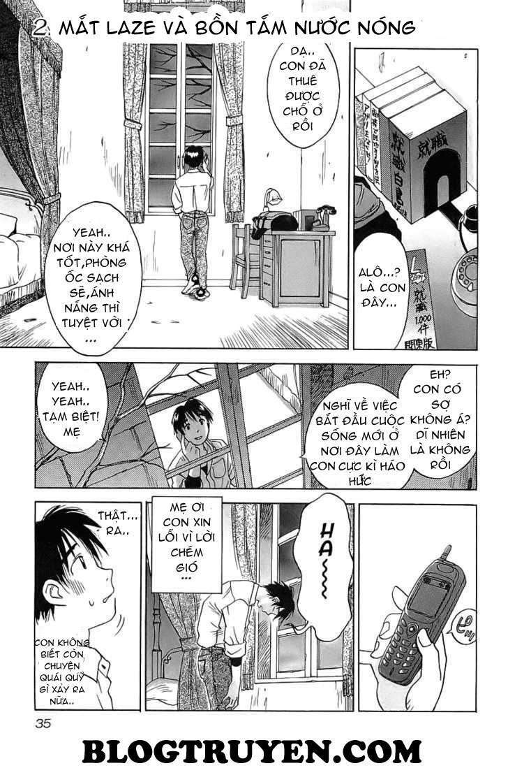 Magetsukan Kitan: Chapter 2: (@L@) - Mắt laze và bồn tắm nóng