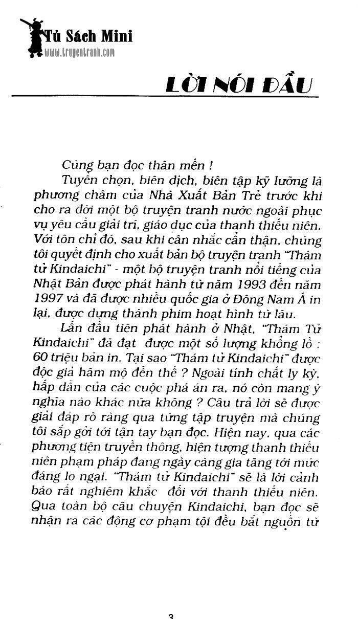Thám Tử Kindaichi: Chapter 1