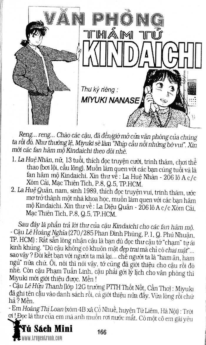 Thám Tử Kindaichi: Chapter 152