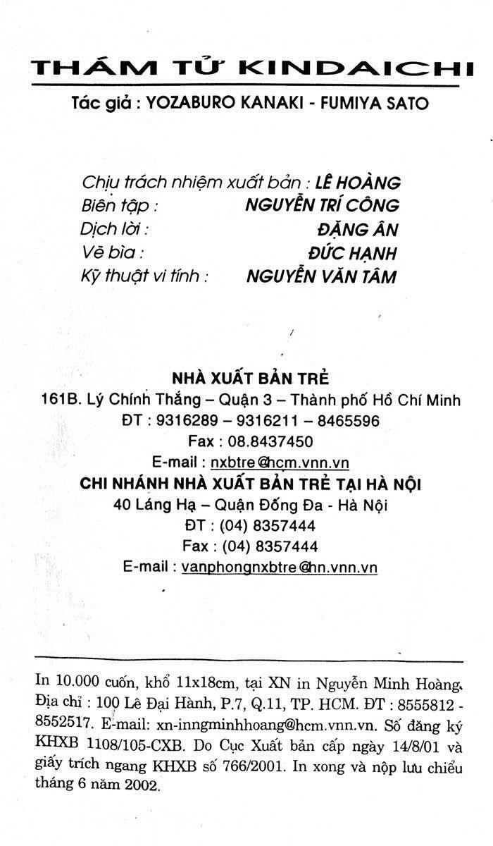 Thám Tử Kindaichi: Chapter 153