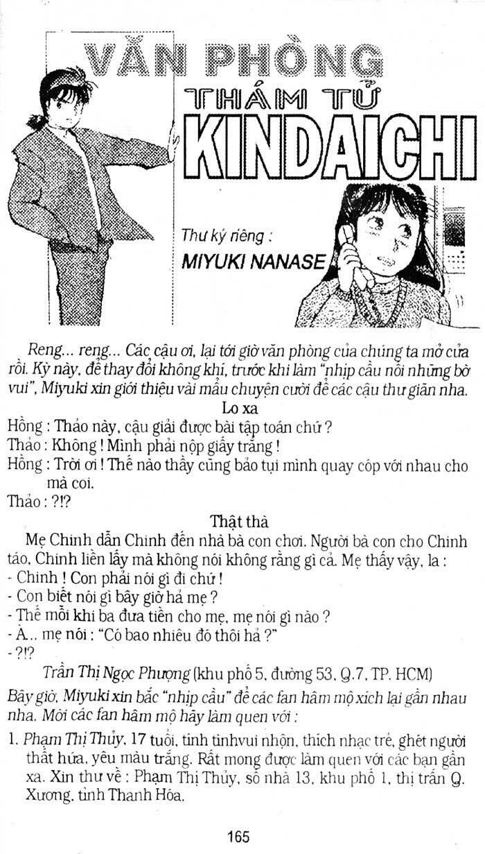Thám Tử Kindaichi: Chapter 160