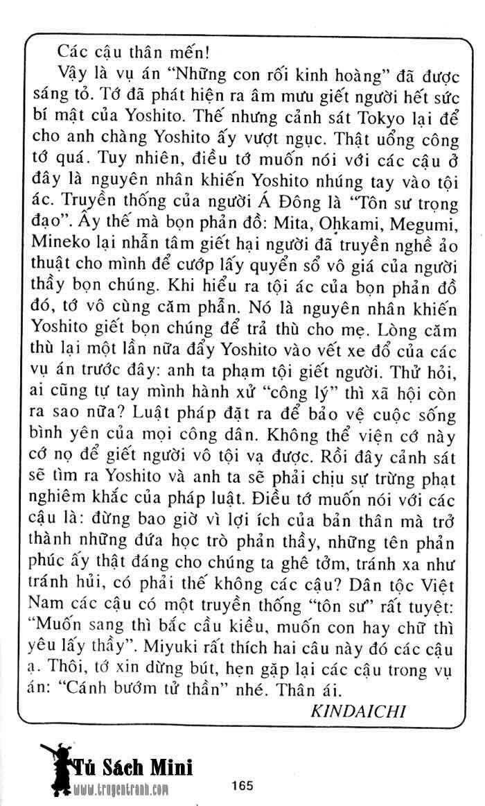 Thám Tử Kindaichi: Chapter 164