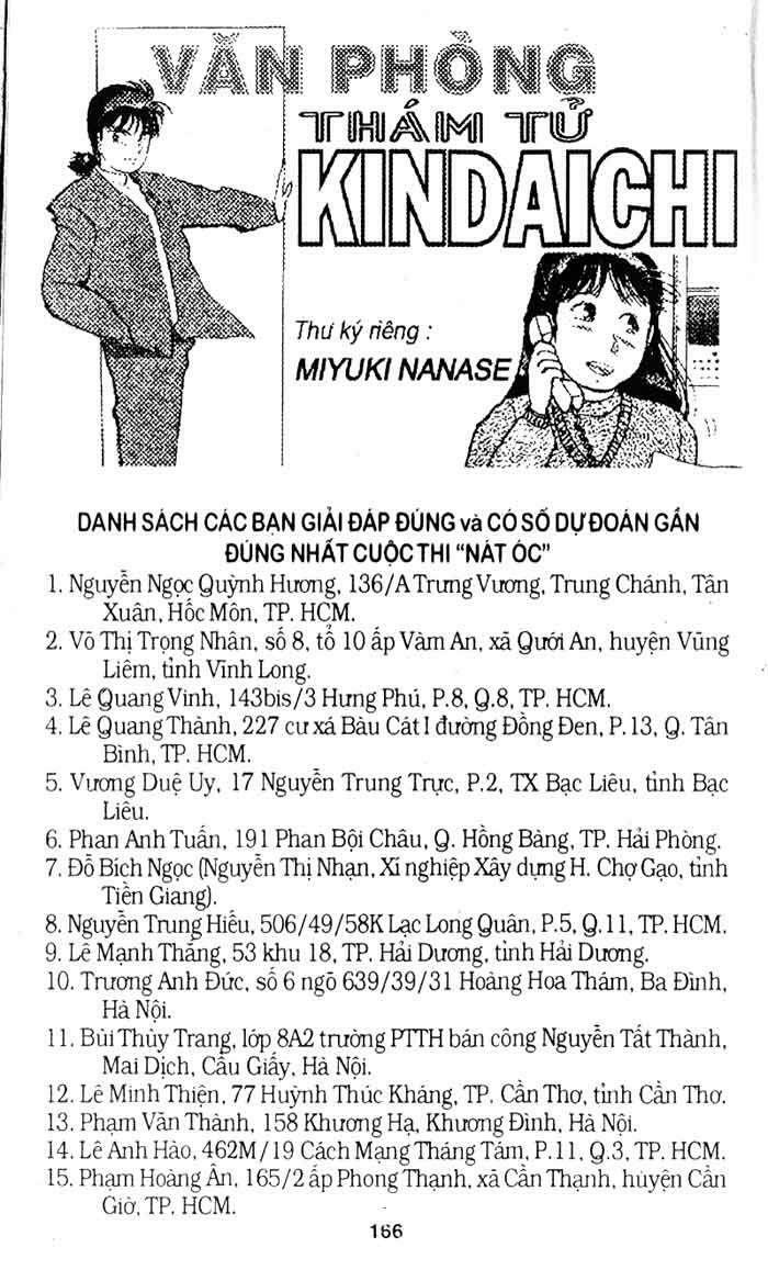 Thám Tử Kindaichi: Chapter 164