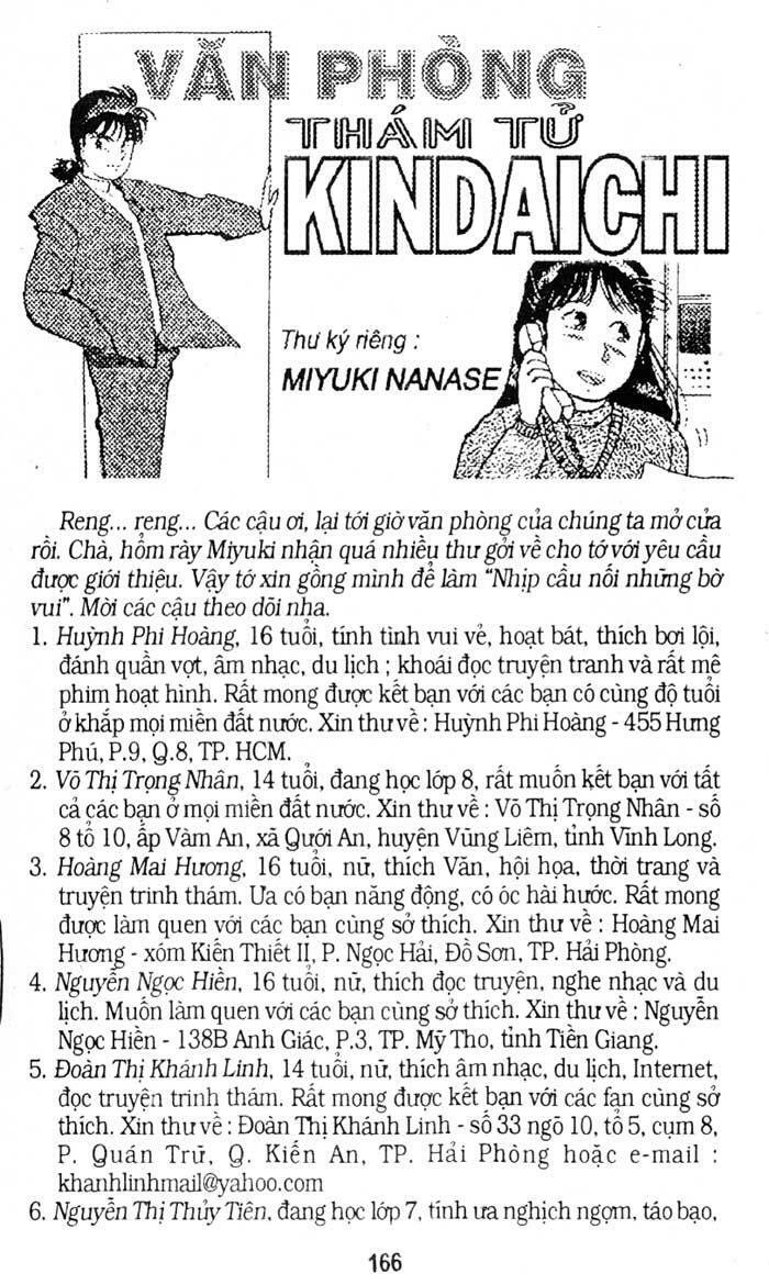 Thám Tử Kindaichi: Chapter 168