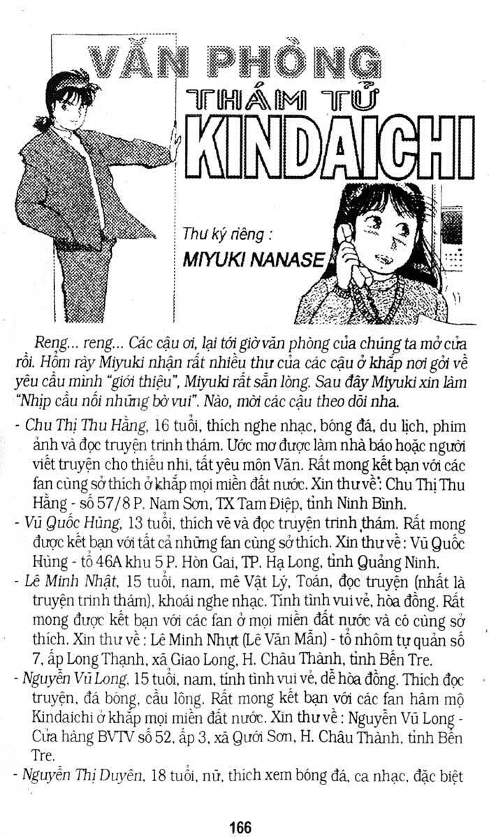 Thám Tử Kindaichi: Chapter 172