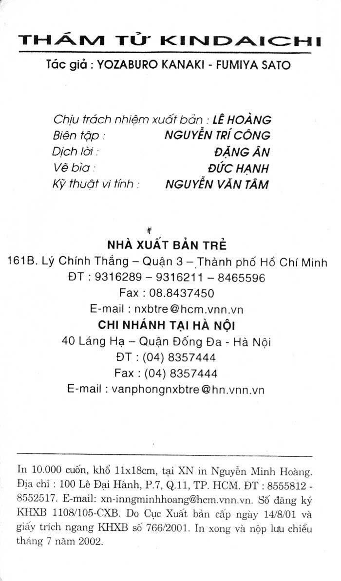 Thám Tử Kindaichi: Chapter 177