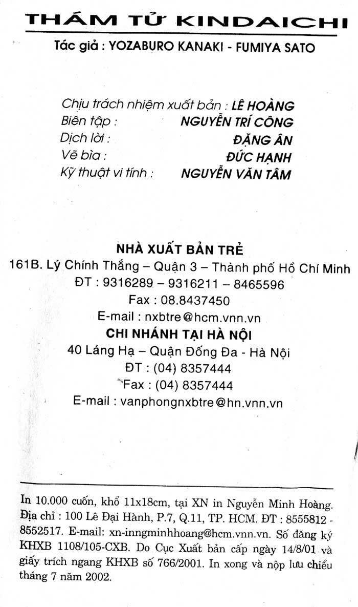 Thám Tử Kindaichi: Chapter 181