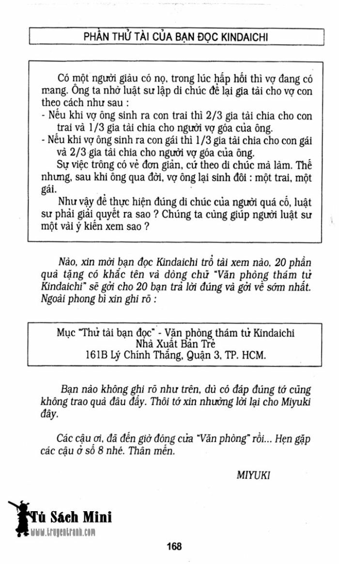 Thám Tử Kindaichi: Chapter 28