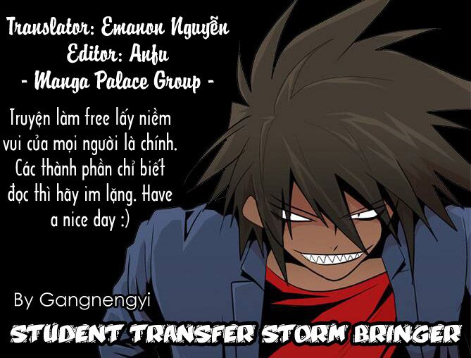 Transfer Student Storm Bringer: Chapter 10