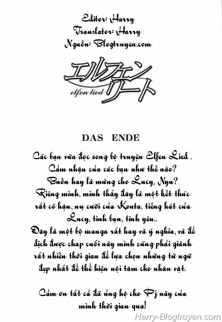Elfen Lied: Chapter 107: - End