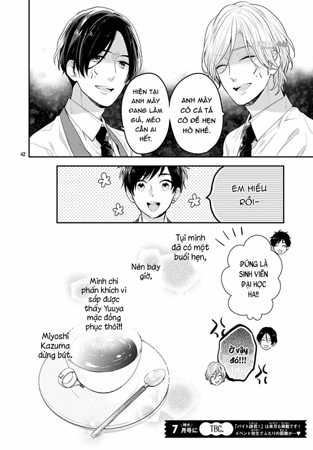 Soko No Koisuru Baitosho-kun: Chapter 2