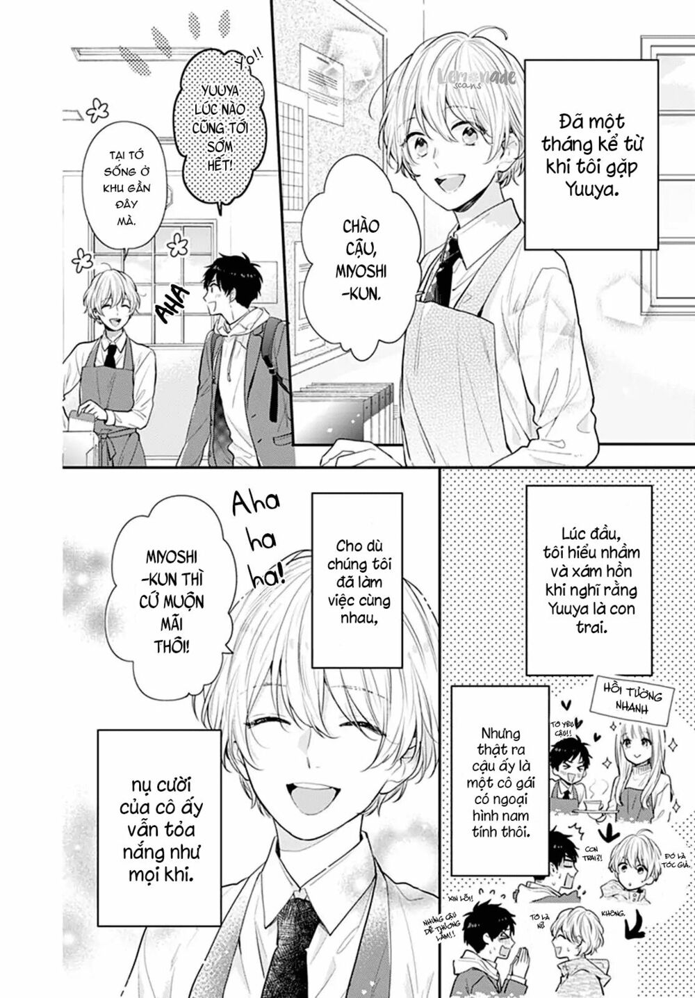 Soko No Koisuru Baitosho-kun: Chapter 2