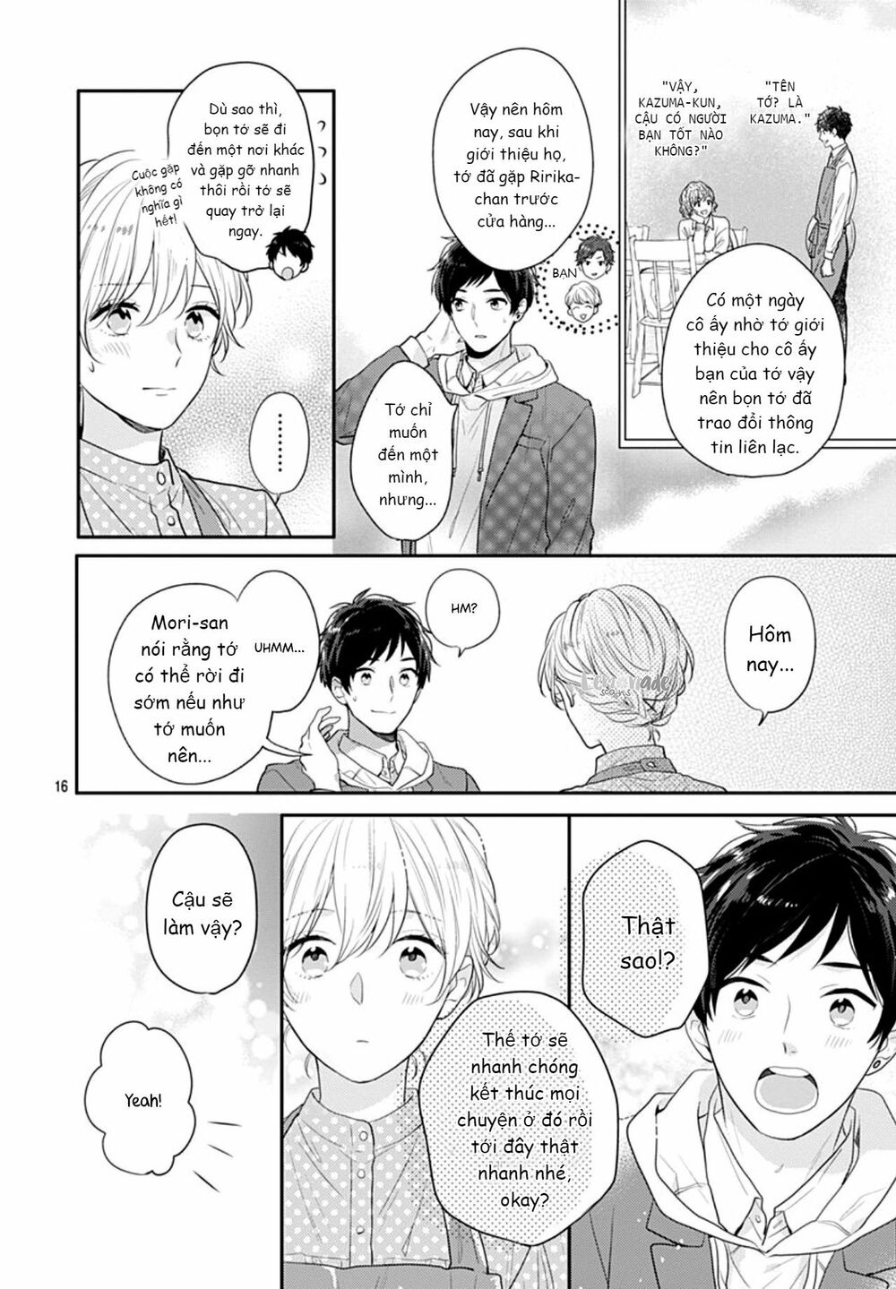 Soko No Koisuru Baitosho-kun: Chapter 4