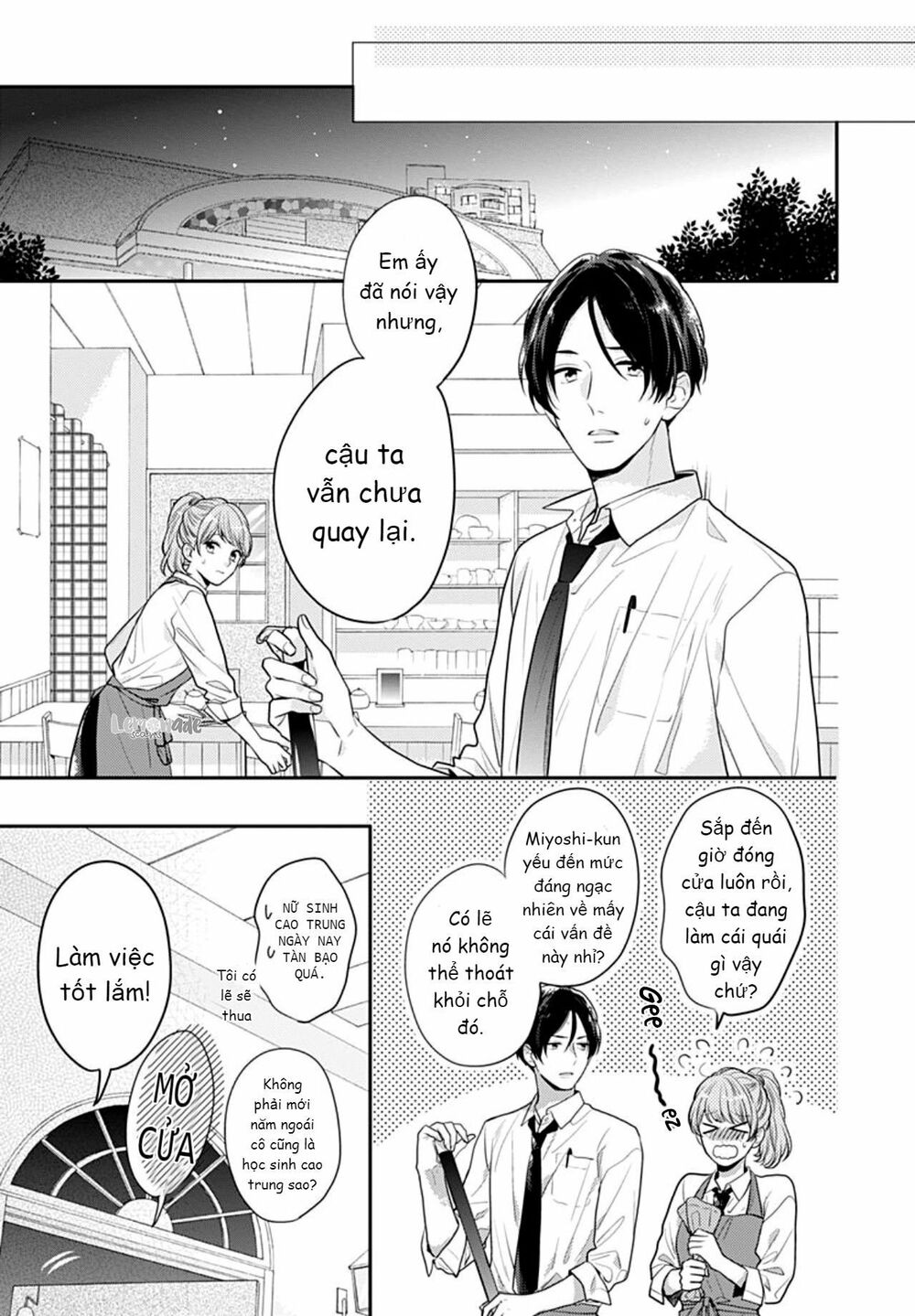 Soko No Koisuru Baitosho-kun: Chapter 4