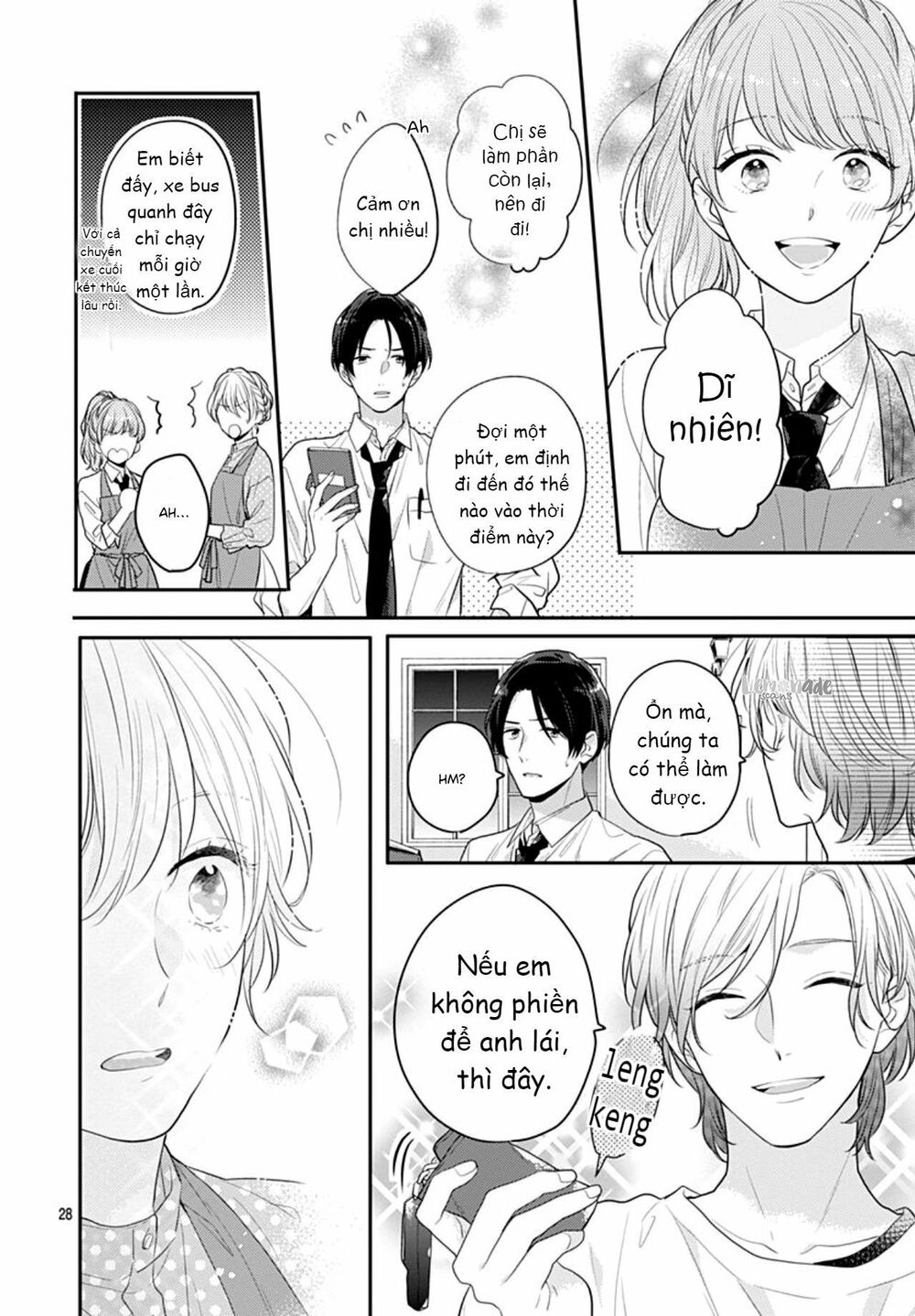Soko No Koisuru Baitosho-kun: Chapter 4