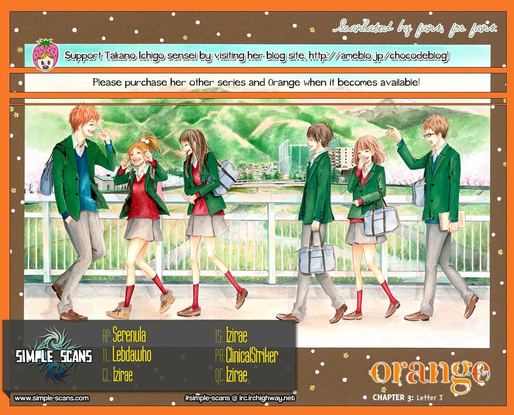 Orange: Chapter 3