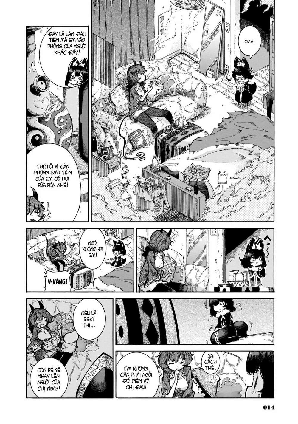 Reki và Yomi: Chapter 16: Ngủ qua đêm