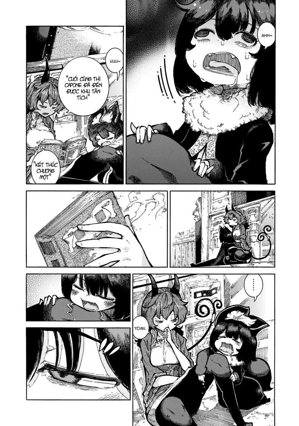 Reki và Yomi: Chapter 16: Ngủ qua đêm