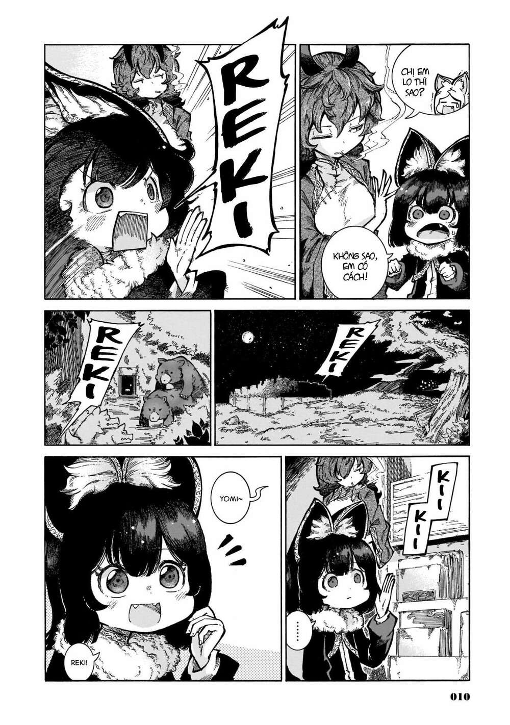 Reki và Yomi: Chapter 16: Ngủ qua đêm